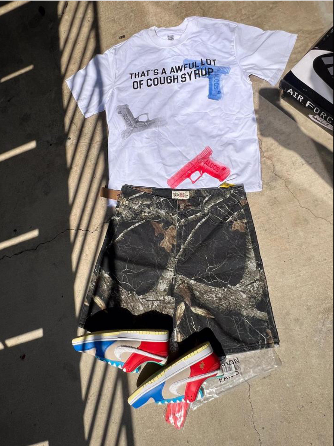 Stussy outfit with Beijing rabbit dunks