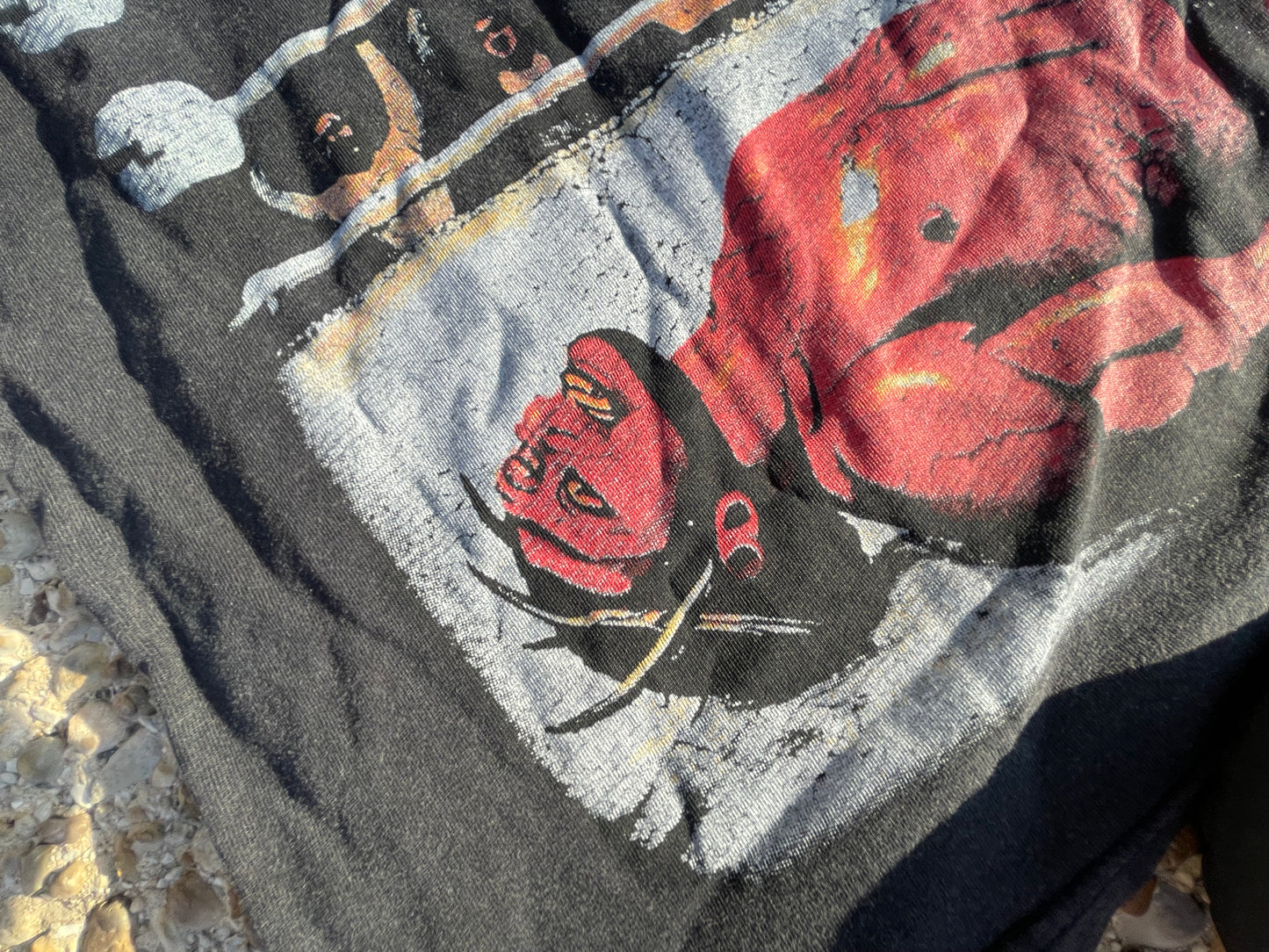 Dead stock valley sports Jesus vs satan boxing shirt